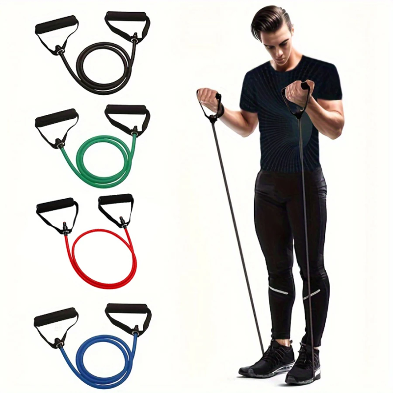 สายยางยืดออกกำลังกาย 4 ระดับคว - Yoga Fitness Resistance Band บทวิจารณ์และราคา