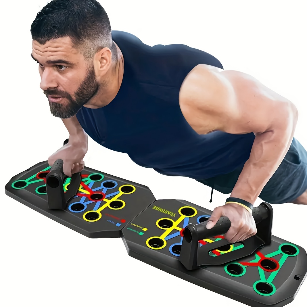 แผ่นฝึกซิทอัพแบบมีรู 28 รู อุป - Push Up Board บทวิจารณ์และราคา