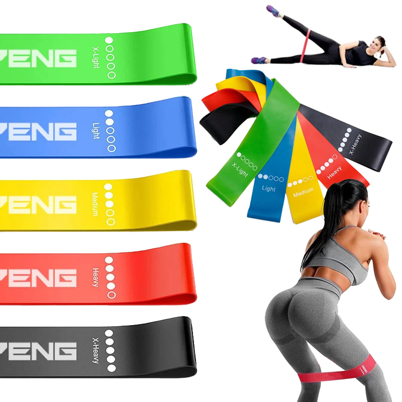 วงออกกําลังกายแบบต้านทานชุดวงอ - Yoga Fitness Resistance Band บทวิจารณ์และราคา