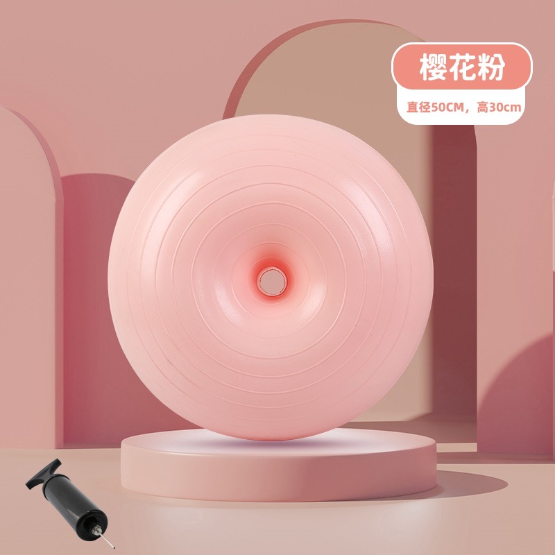 ลูกบอลโยคะพิลาทิสรูปโดนัทแบบหน - Yoga Fitness Apple บทวิจารณ์และราคา