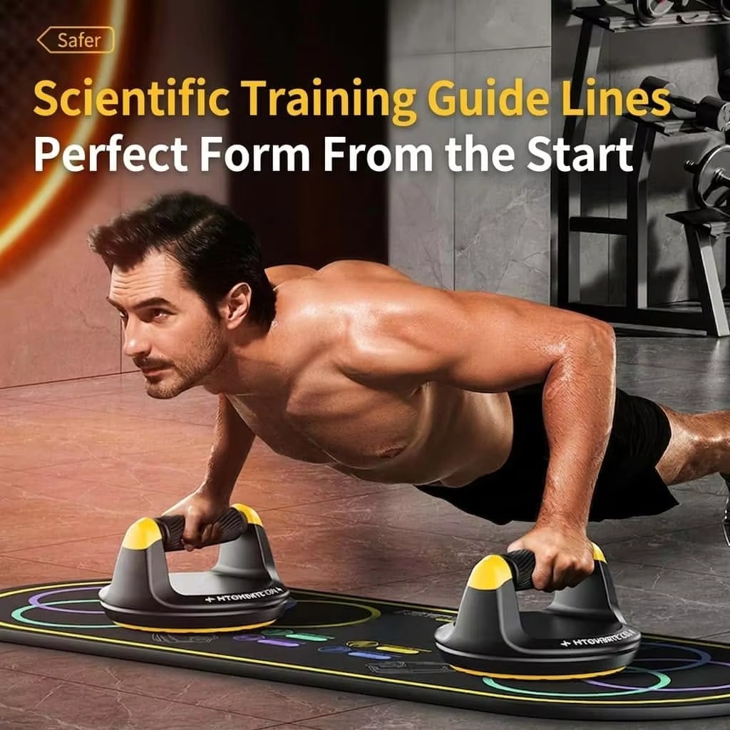 360 °   แผ่นฝึกวิดพื้นแบบหมุนไ - Push Up Board บทวิจารณ์และราคา