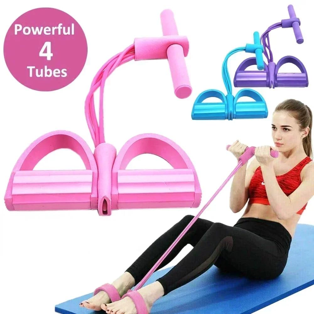 ยางยืดออกกำลังกาย 4/6 ระดับ พร - Yoga Fitness Resistance Band บทวิจารณ์และราคา